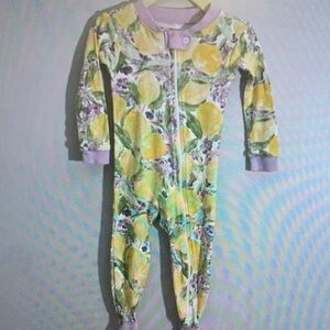 Lemon Print Kids One Piece